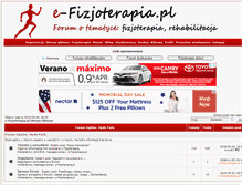 Tablet Screenshot of e-fizjoterapia.pl